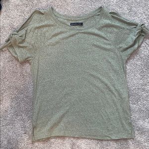 Open Tie Short Sleeve Tshirt